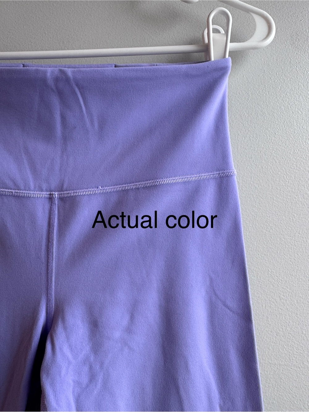 Women’s Athleta purple, yoga pant leggings.